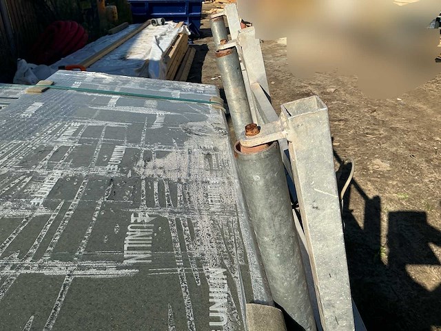 Verstelbaar daktransportframe met rollen voor dakwerken (2x) - afbeelding 6 van  6