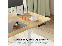 Verstelbaar elektrisch bureau - 120 x 60 cm - afbeelding 3 van  5