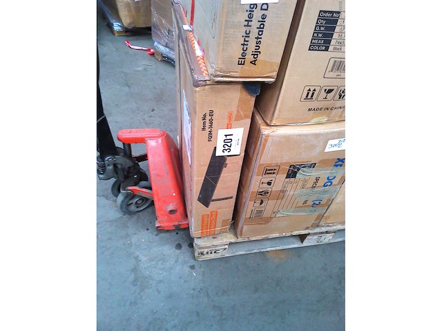 Verstelbaar elektrisch bureau - 140 x 60 cm - afbeelding 5 van  5