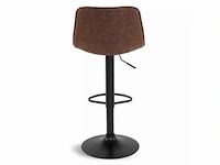 Verstelbare barkrakken - bruine & zwarte metalen voet (x4) - afbeelding 6 van  8