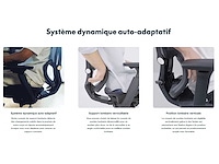 Verstelbare ergonomische stoel met gespleten lendensteun - afbeelding 11 van  13