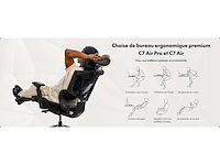 Verstelbare ergonomische stoel met gespleten lendensteun - afbeelding 9 van  13