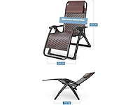 Verstelbare fauteuil met kussen en bekerhouders - afbeelding 2 van  7