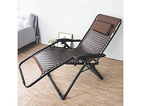 Verstelbare fauteuil met kussen en bekerhouders - afbeelding 5 van  7