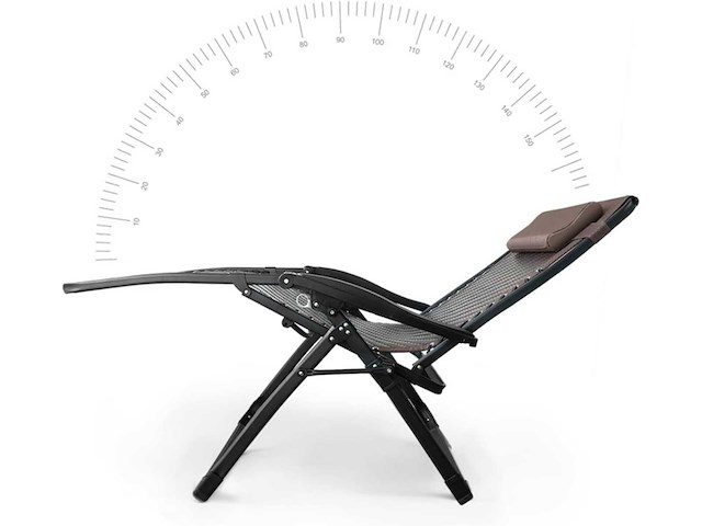 Verstelbare fauteuil met kussen en bekerhouders - afbeelding 6 van  7