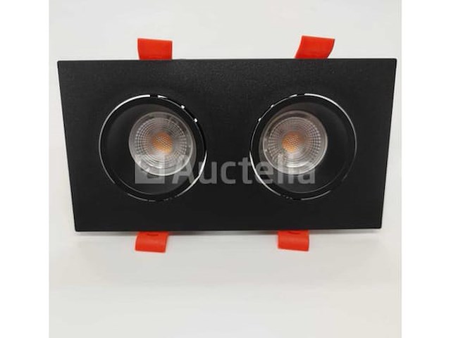 Verstelbare inbouwspot (ep-2) - gu10 fitting - zwart (x40) - afbeelding 1 van  5