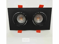 Verstelbare inbouwspot (ep-2) - gu10 fitting - zwart (x40) - afbeelding 3 van  6