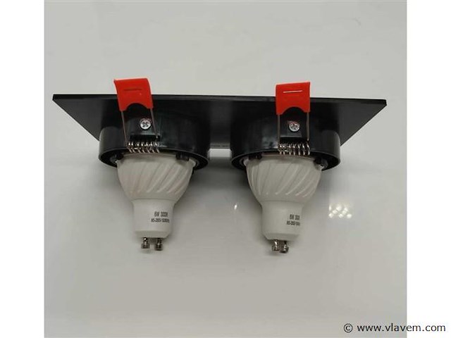 Verstelbare inbouwspot (ep-2) – gu10 fitting – zwart (x40) - afbeelding 3 van  5