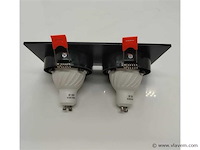 Verstelbare inbouwspot (ep-2) – gu10 fitting – zwart (x40) - afbeelding 3 van  5