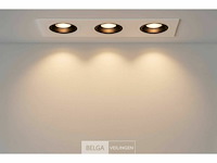 Verstelbare inbouwspot (ep-3) - gu10 fitting - wit/zwart (x20) - afbeelding 1 van  6