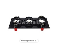 Verstelbare inbouwspot (ep-3) - gu10 fitting - zwart (x40) - afbeelding 2 van  5