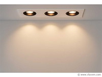 Verstelbare inbouwspot (ep-3) – gu10 fitting – wit/zwart (x20) - afbeelding 1 van  5