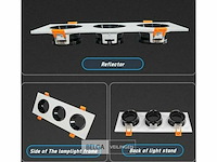 Verstelbare inbouwspot (ep-3) – gu10 fitting – wit/zwart (x40) - afbeelding 4 van  6