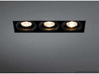 Verstelbare inbouwspot (ep-3) – gu10 fitting – zwart (x20) - afbeelding 3 van  5