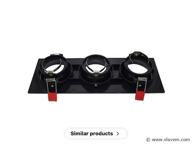 Verstelbare inbouwspot (ep-3) – gu10 fitting – zwart (x20) - afbeelding 4 van  5