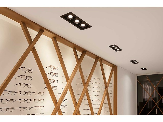 Verstelbare inbouwspot (ep-3) – gu10 fitting – zwart (x40) - afbeelding 3 van  5