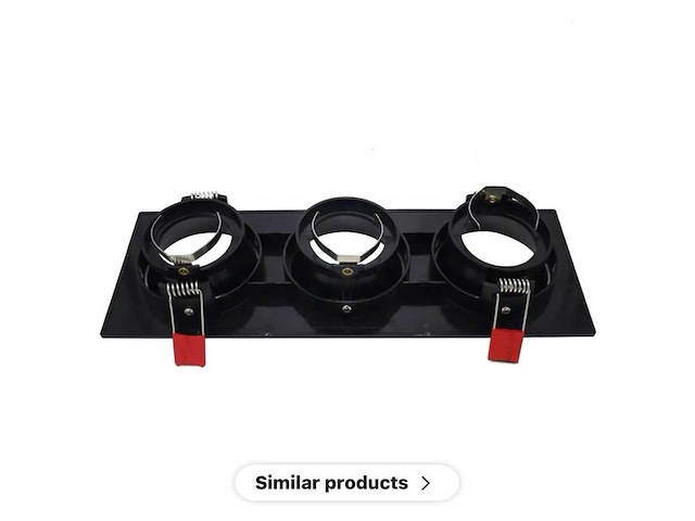 Verstelbare inbouwspot (ep-3) – gu10 fitting – zwart (x40) - afbeelding 4 van  5