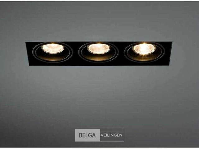 Verstelbare inbouwspot (ep-3) – gu10 fitting – zwart (x40) - afbeelding 4 van  6