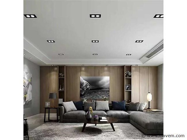 Verstelbare inbouwspot (ep.2) . gu10 fitting . zwart (x20) - afbeelding 5 van  5