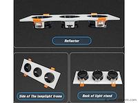 Verstelbare inbouwspot (ep.3) . gu10 fitting . wit/zwart (x40) - afbeelding 3 van  5