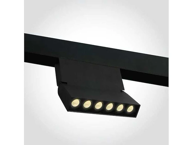 Verstelbare led railspot (venus) – 6w – 4000k neutraal wit – libra (4 stuks) - afbeelding 2 van  4