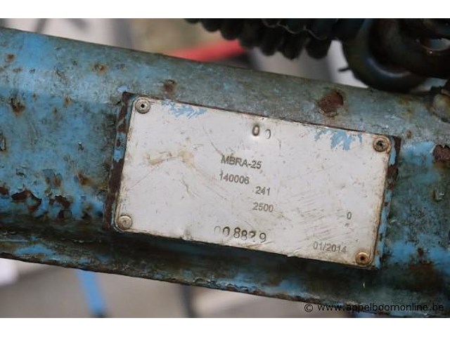 Verstelbare pallethaak buscaro mbra-25, cap 2500kg, bj 2014 - afbeelding 2 van  2