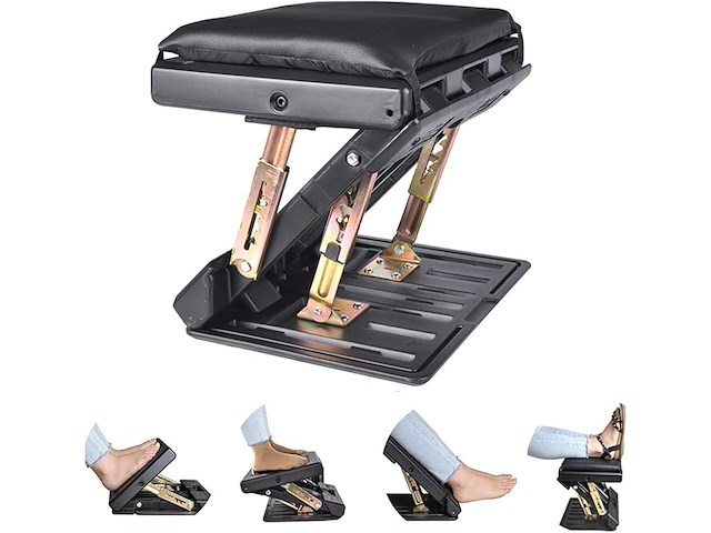 Verstelbare voetensteun voor onder het bureau - afbeelding 1 van  5