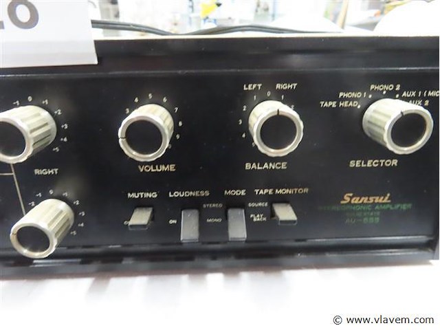 Versterker sansui au-555 - afbeelding 4 van  5