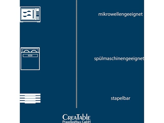 Vert fjord nordique, servies van 30 stuks, steengoed - afbeelding 7 van  8