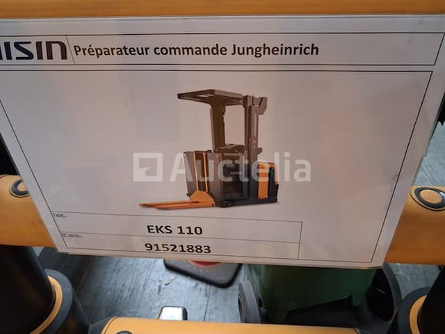 Verticale bestelwagen jungheinrich eks 110 280 zz - afbeelding 7 van  32