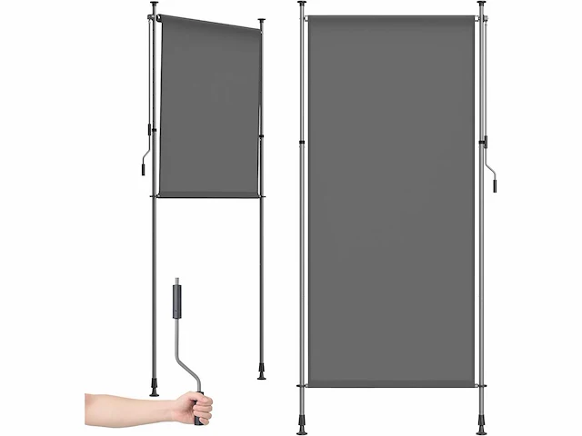 Verticale luifel, hoogte verstelbaar, 120 x (220-300) cm - afbeelding 5 van  5