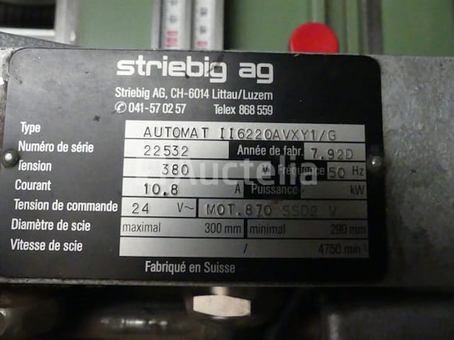 Verticale paneelzaag striebig automat ii 6220 axy1/g - afbeelding 6 van  9