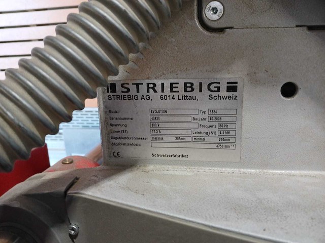 Verticale paneelzaag striebig - afbeelding 4 van  9