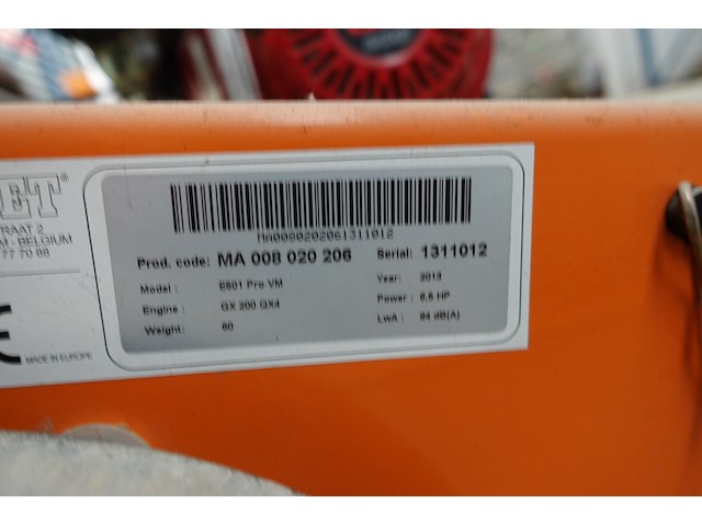 Verticuteermachine eliet - afbeelding 5 van  5