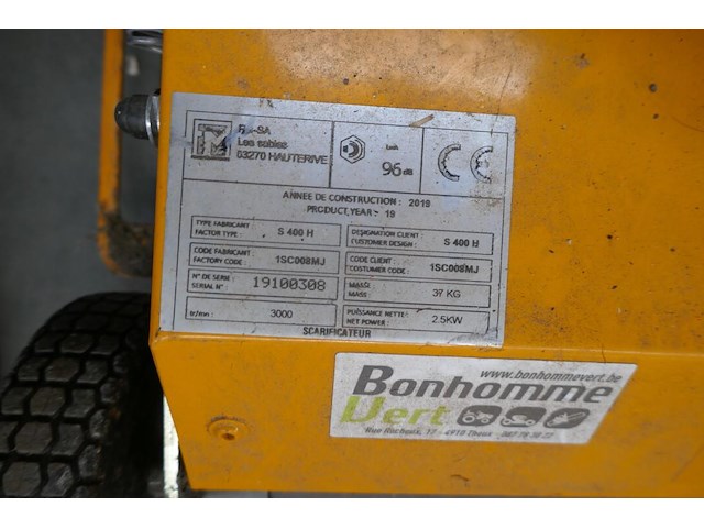 Verticuteermachine op benzine colombia - afbeelding 5 van  5