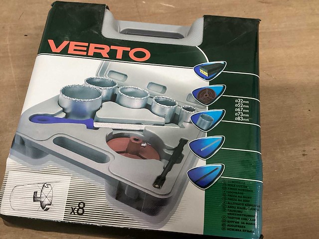 Verto set gatenzagen, 8 delig - afbeelding 1 van  4