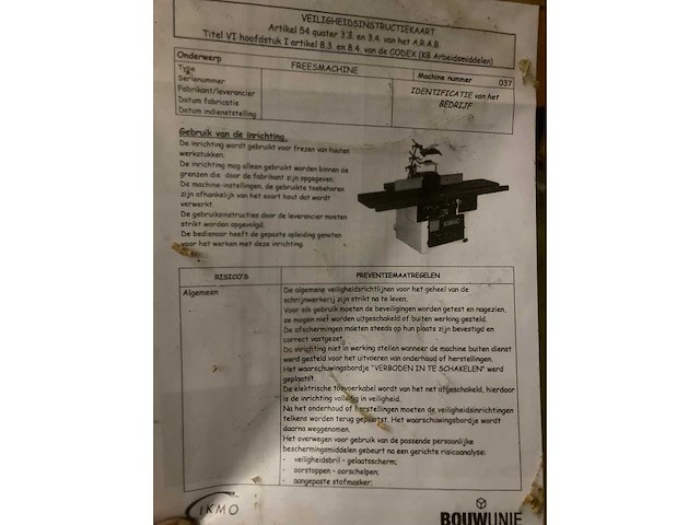 Vertongen - magik 48 - freesmachine - afbeelding 7 van  10