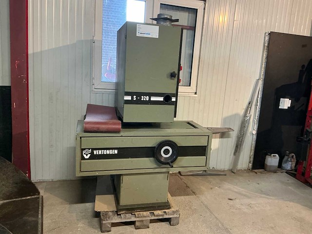 Vertongen s-320 bandschuurmachine - afbeelding 4 van  10