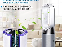 Vervangingsfilters voor dyson hp04 tp04 dp04 tp05 dp05 pure cool - afbeelding 6 van  6