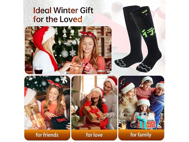 Verwarmde sokken voor mannen en vrouwen - afbeelding 3 van  6