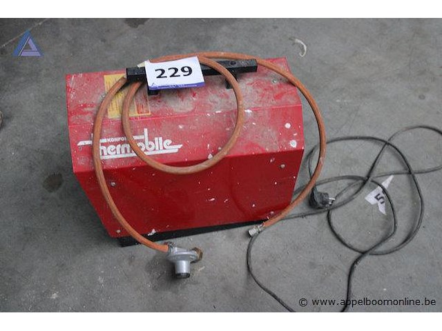 Verwarmer op gas thermobile - afbeelding 2 van  3