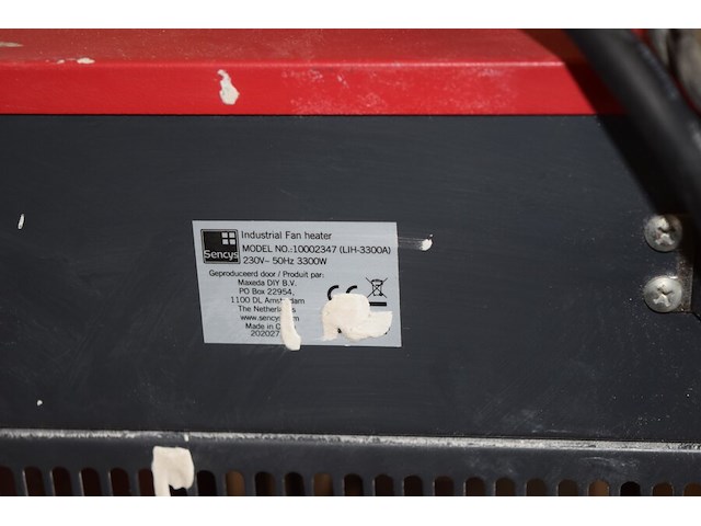 Verwarming sencys 3,3 kw - afbeelding 4 van  6