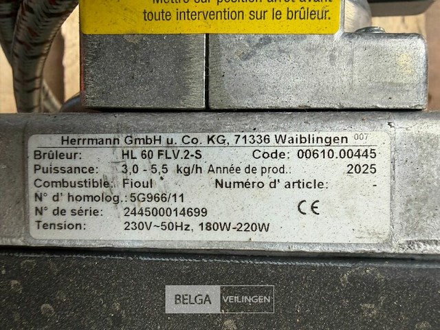 Verwarmingsbrander herrmann - afbeelding 3 van  4
