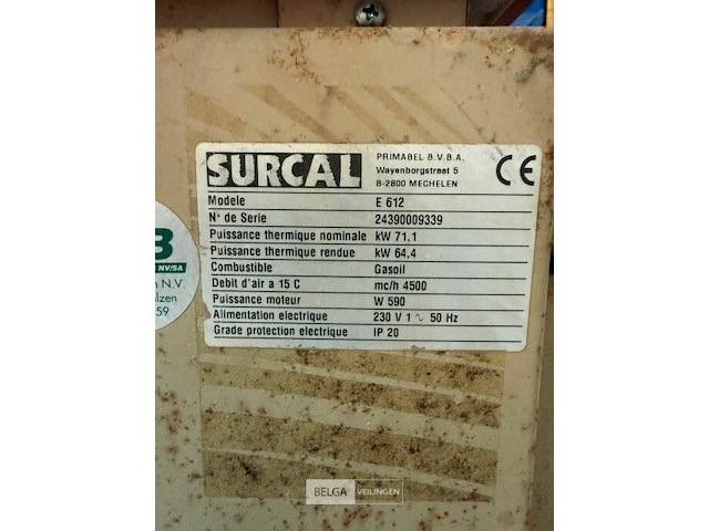 Verwarmingsketel surcal e612 - afbeelding 4 van  6