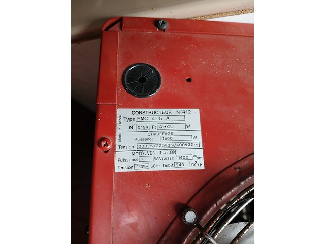 Verwarmingstoestel aeg - afbeelding 3 van  3