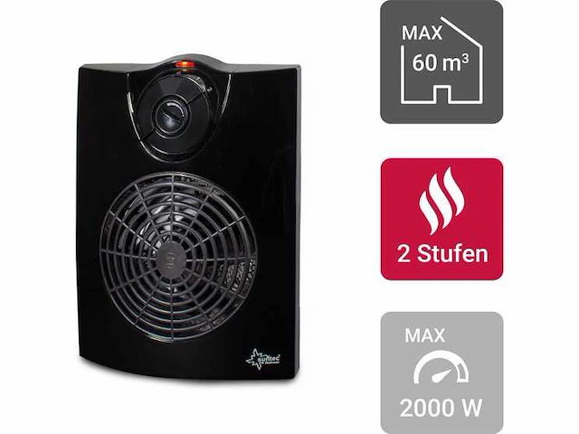 Verwarmingsventilator airbooster elite 2000 - afbeelding 3 van  3