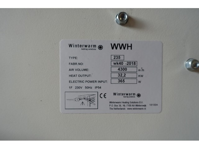 Verwarmingsventilator winterwarm - afbeelding 2 van  2