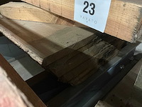 Verzaagde eiken boomstambladen (7x) - afbeelding 1 van  3