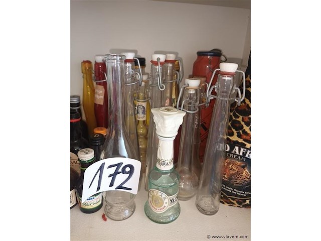 Verzamel drankflesjes leeg. 60 stuks - afbeelding 3 van  6