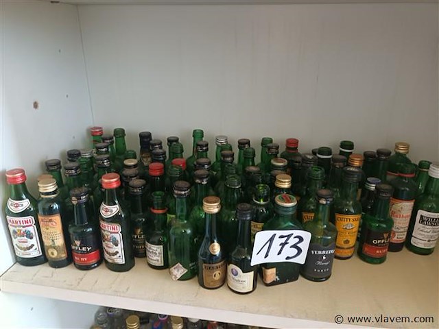 Verzamel drankflesjes leeg. 70 stuks - afbeelding 1 van  4
